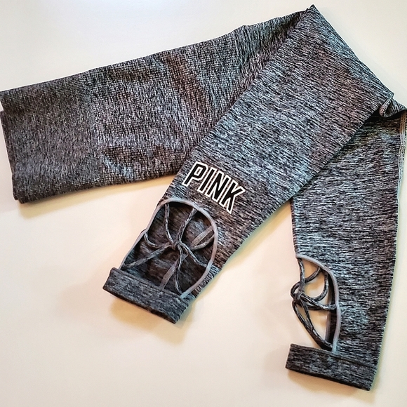 OFFER💋NEW💋 PINK Victoria's Secret SEAMLESS Strappy Tummy Control Leggings, XS - Picture 7 of 9